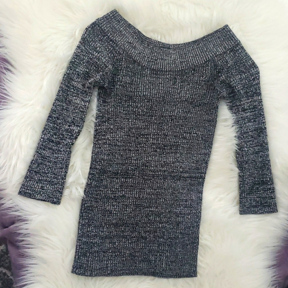 Grey top for fall Dynamite